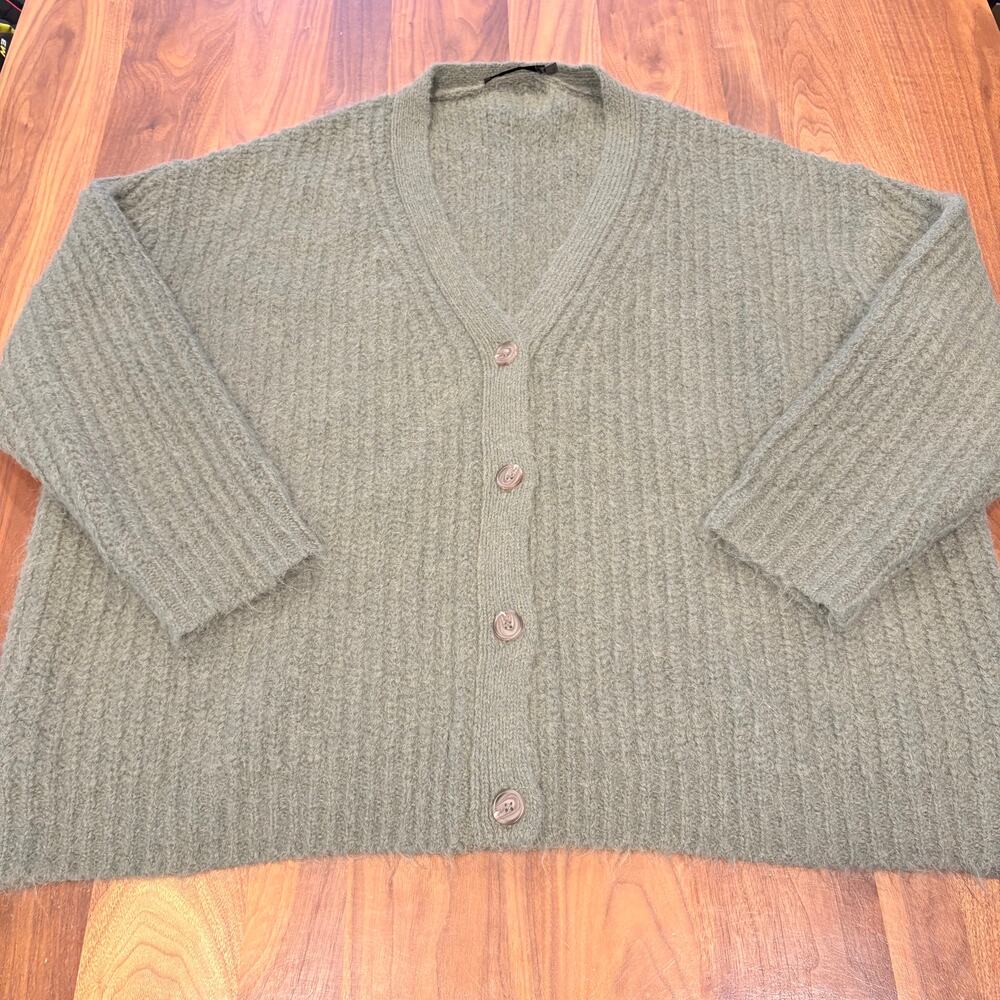 Size XL Sweater Jenni Kayne Cocoon V-Neck Cardigan Olive